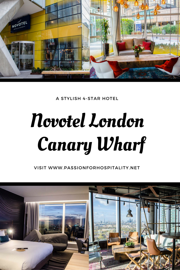 Novotel London Canary Wharf is a stylish 39-storey hotel in the heart of London's major business district