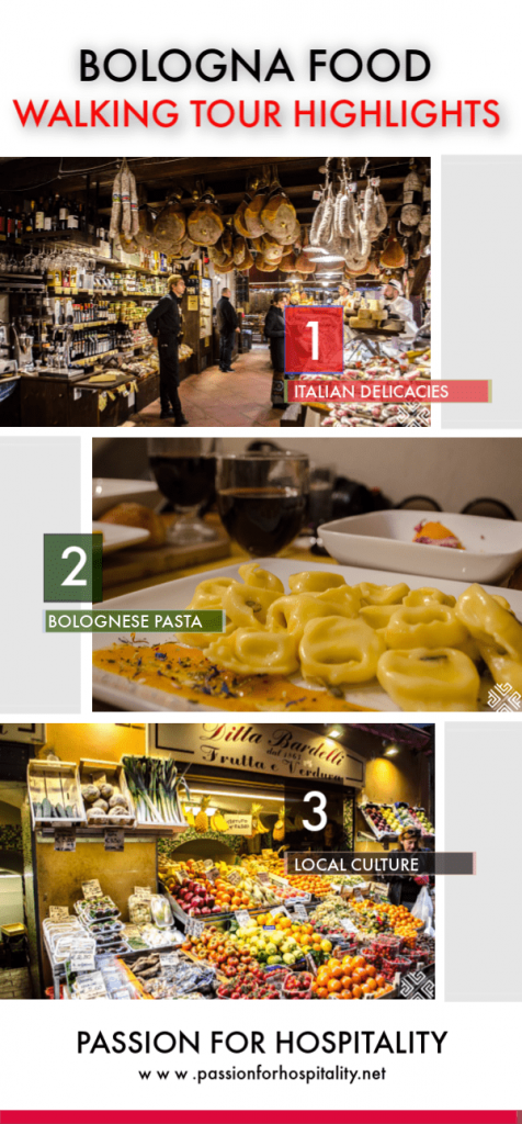Bologna food walking tour highlights